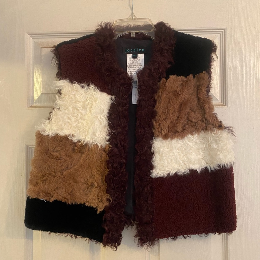 Jocelyn real lamb fur shearling sz M